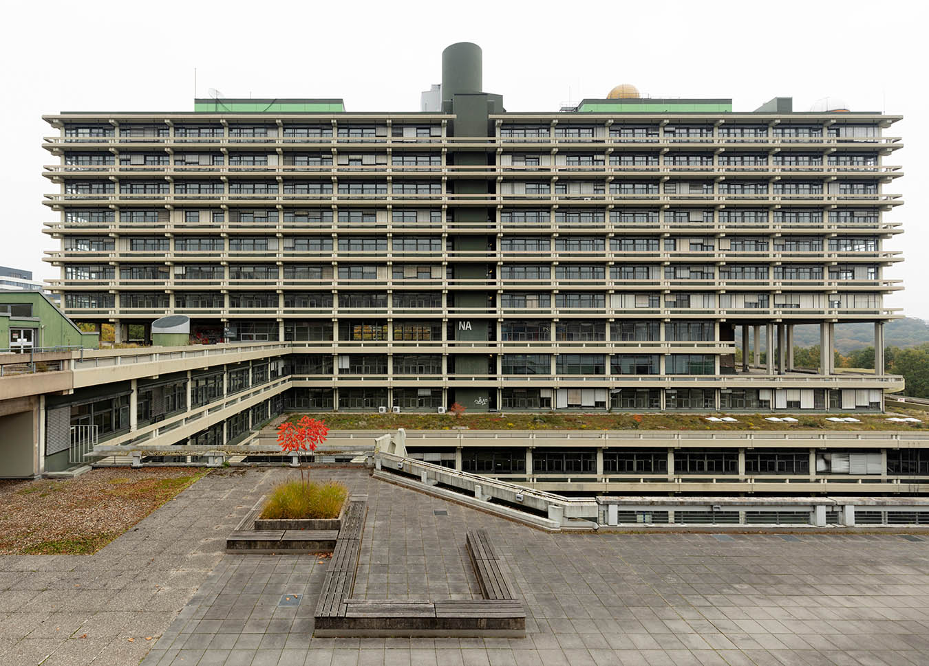 Die Architektur der Ruhr-Universität Bochum - Architekturfotografie des mittlerweile abgerissenen Gebäudes NA